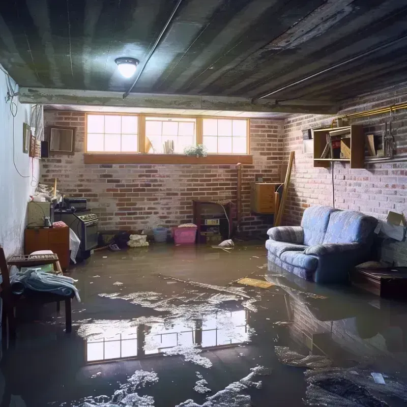 Flooded Basement Cleanup in Villalba Municipio, PR